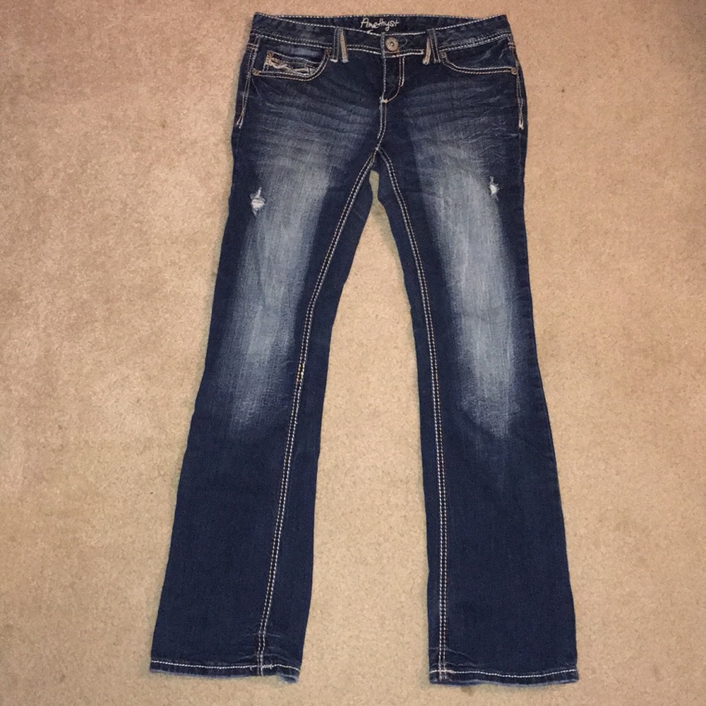 Size 9 Amethyst Dark Wash Jeans